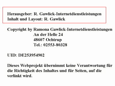 herrschaftsformen.de Impressum